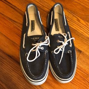 Sperry canvas top siders